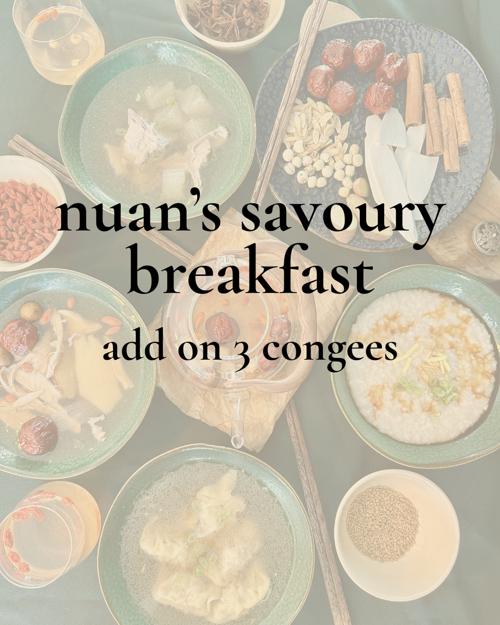 nuan's savoury breakfast