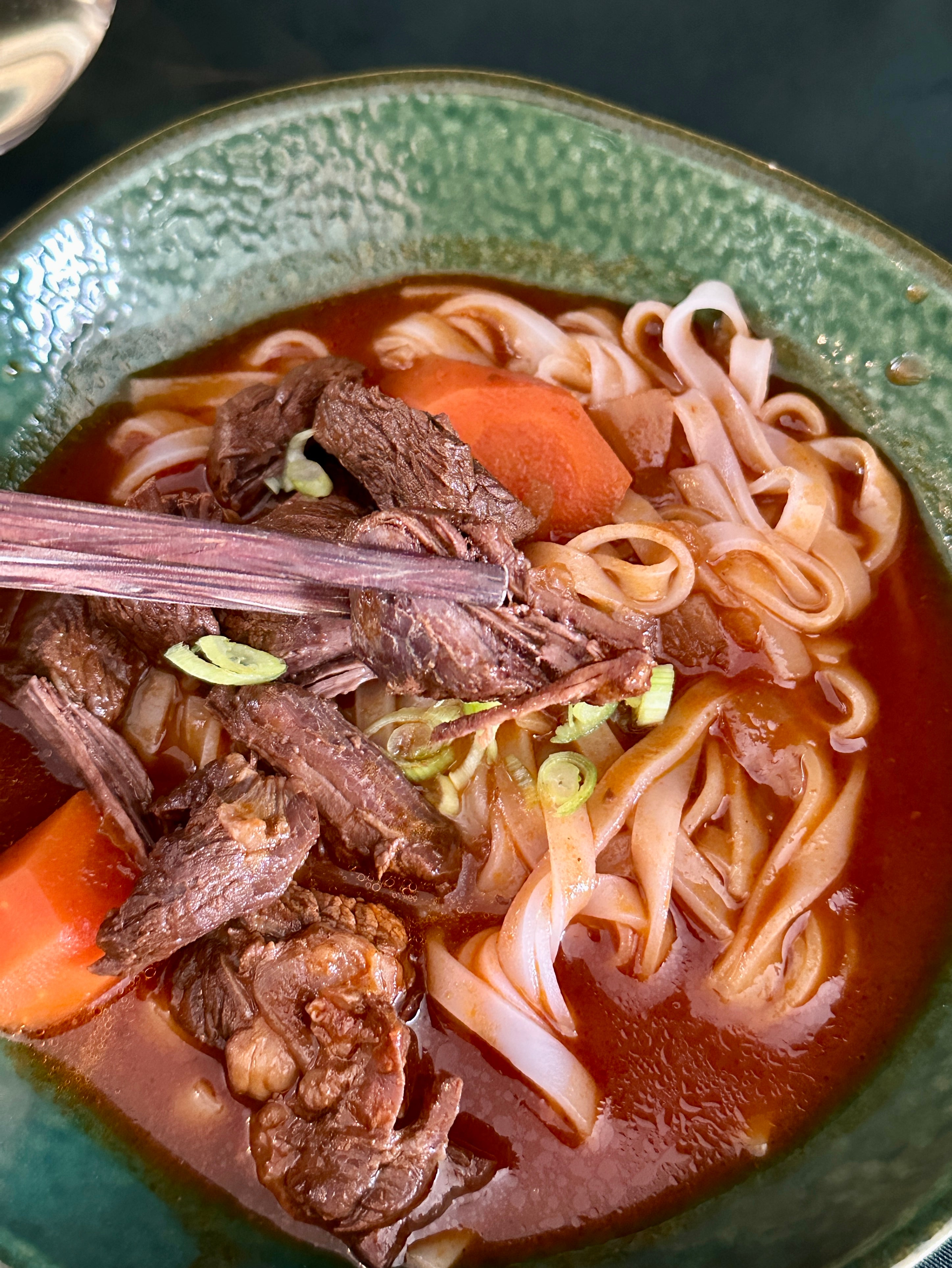 Lemongrass & five spice braised beef with rice noodles (bo kho)